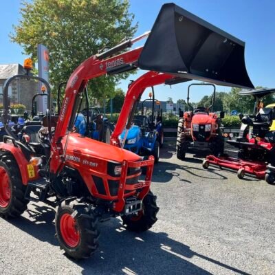 Micro tracteur Kubota  EK1 261 + chargeur frontale