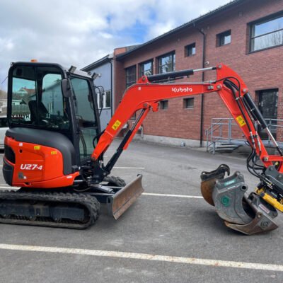 Kubota U27-4 – 3 godets