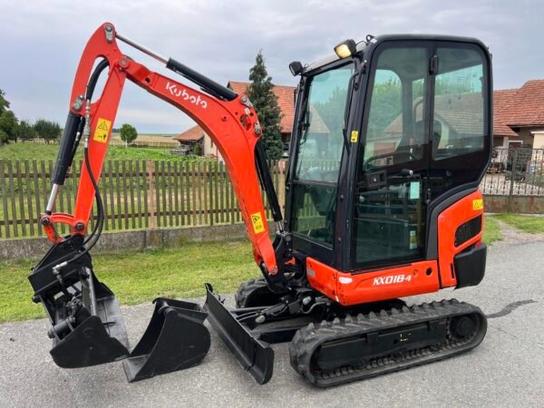 Mini-pelle Kubota KX018-4 – 2020 – 3 000 h – Parfait état – Image 10
